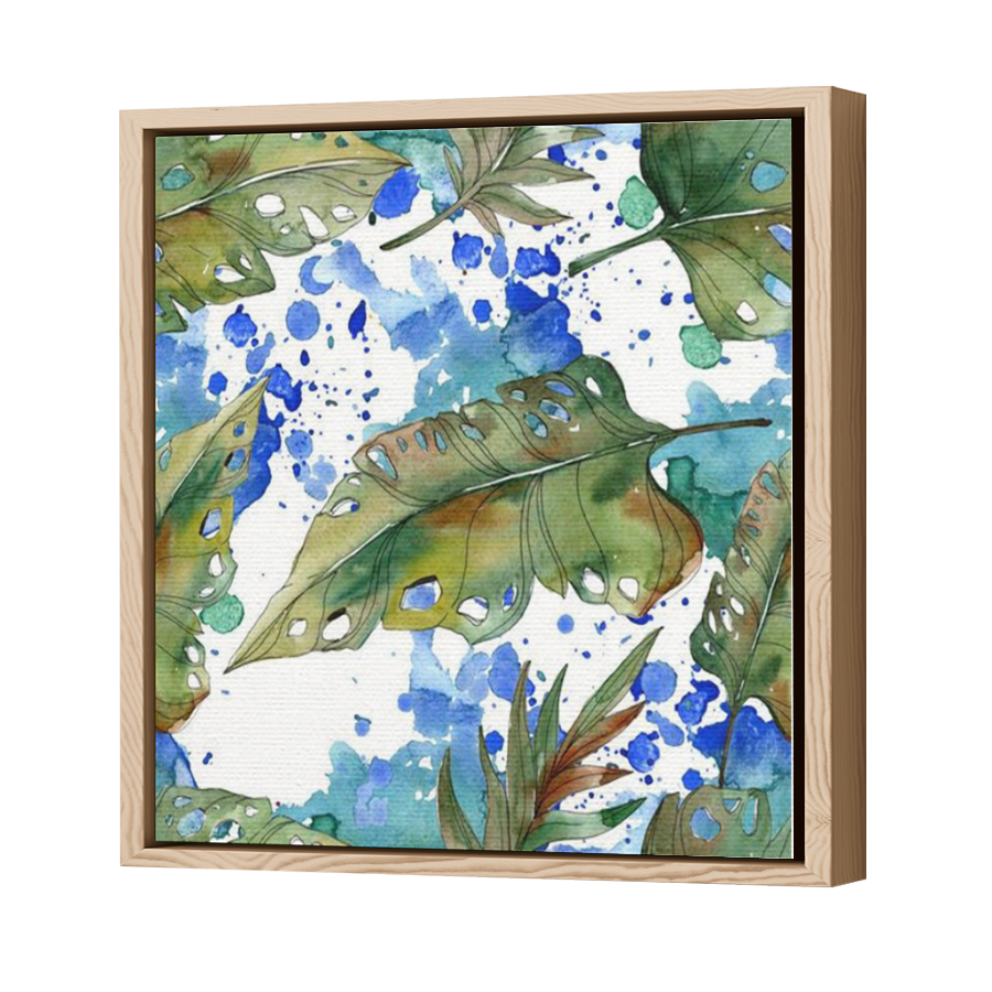 Thumbnail for Canvas - Wood Grain Floating Frame