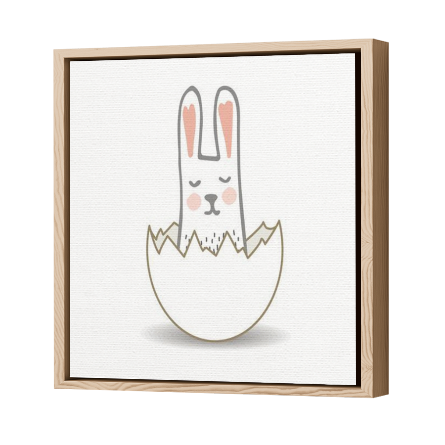 Thumbnail for Canvas - Wood Grain Floating Frame