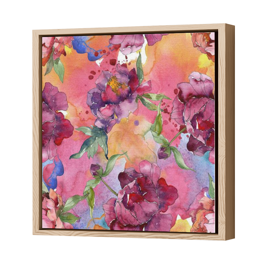Thumbnail for Canvas - Wood Grain Floating Frame
