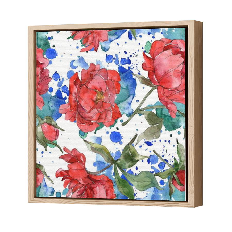 Thumbnail for Canvas - Wood Grain Floating Frame