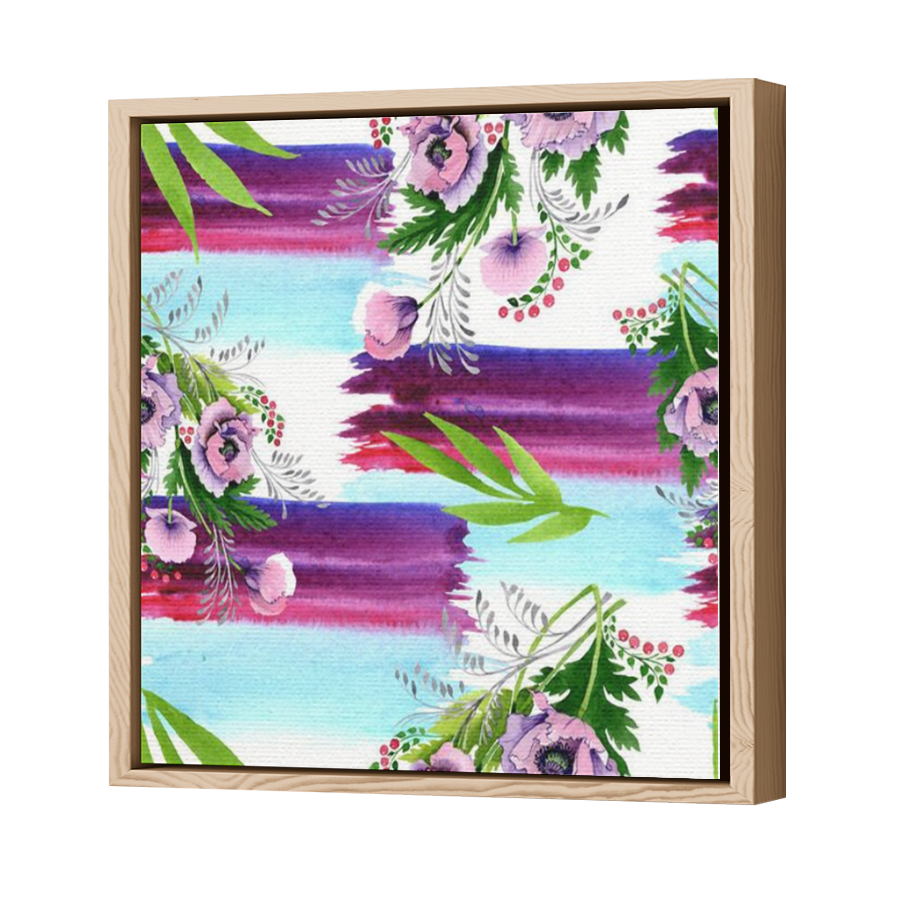 Thumbnail for Canvas - Wood Grain Floating Frame