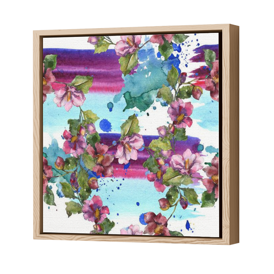 Thumbnail for Canvas - Wood Grain Floating Frame