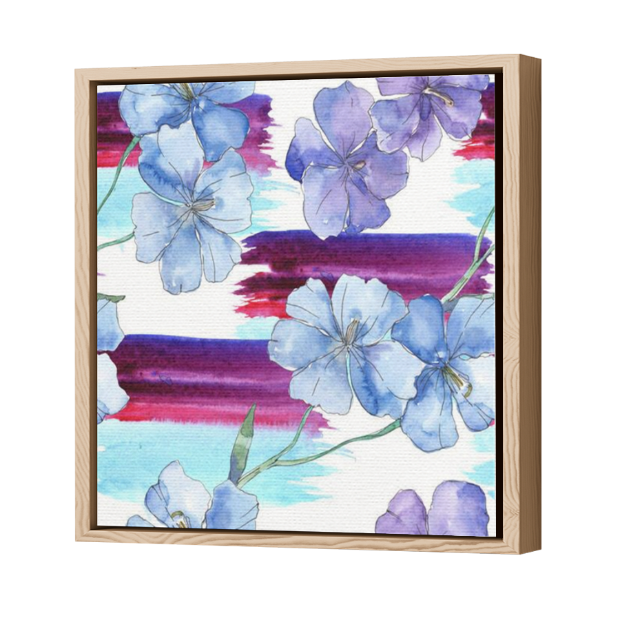 Thumbnail for Canvas - Wood Grain Floating Frame