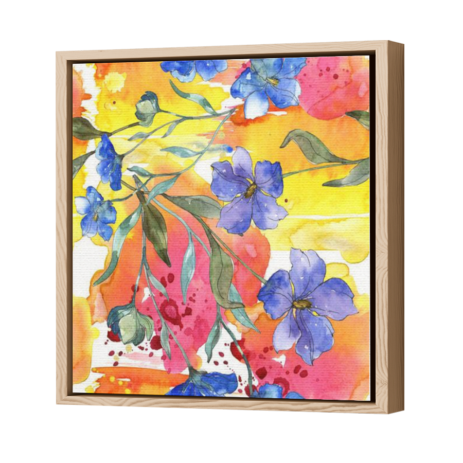 Thumbnail for Canvas - Wood Grain Floating Frame