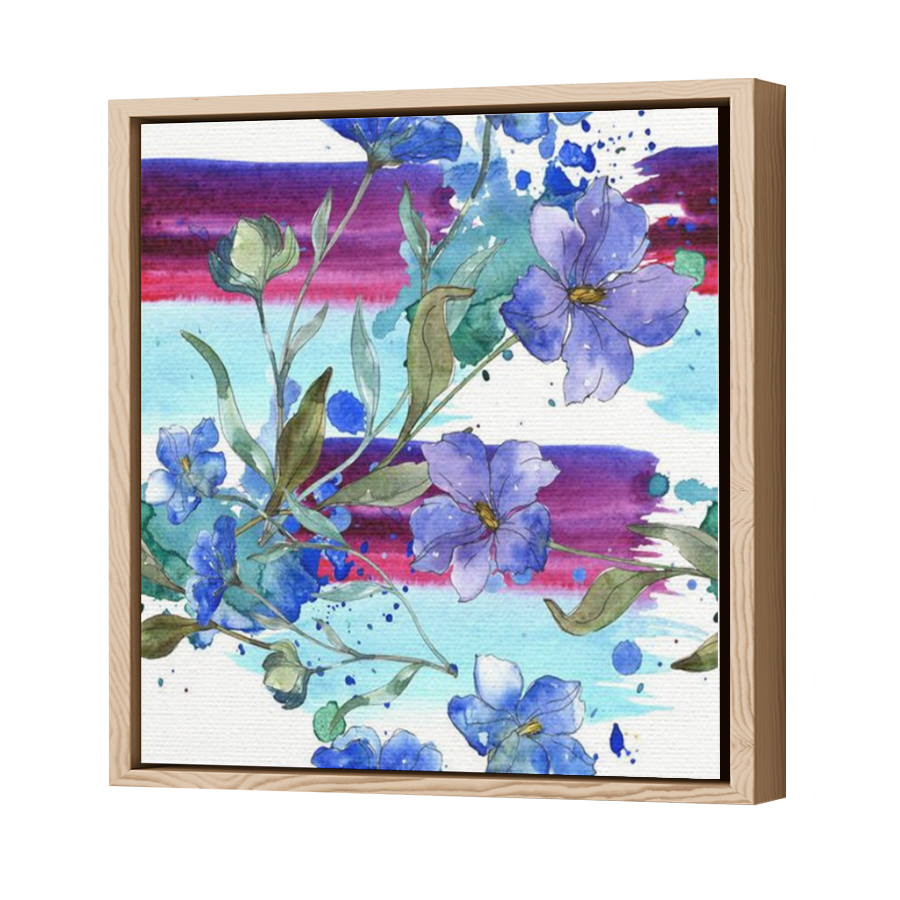 Thumbnail for Canvas - Wood Grain Floating Frame