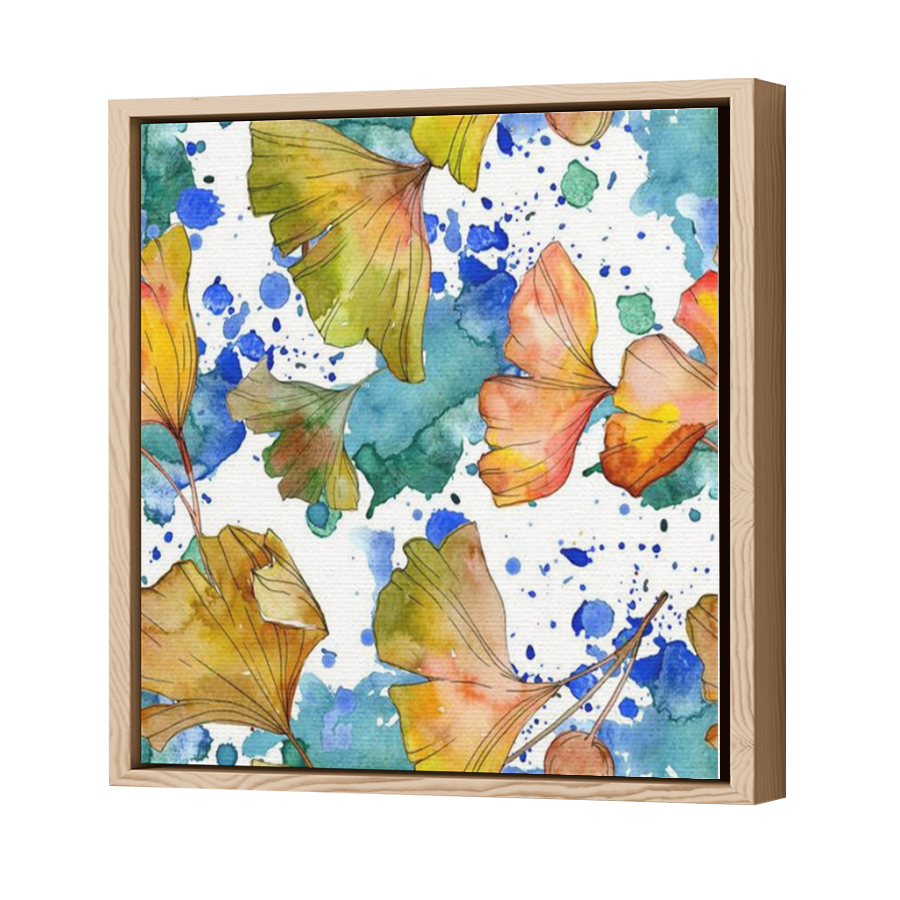 Thumbnail for Canvas - Wood Grain Floating Frame