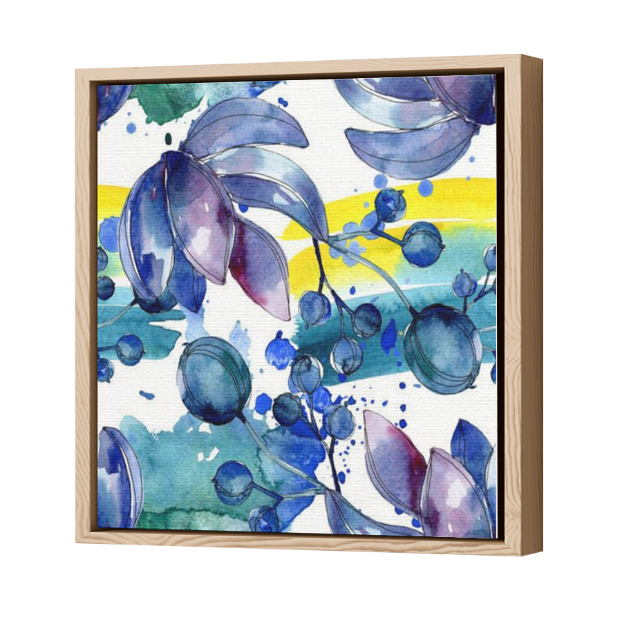 Thumbnail for Canvas - Wood Grain Floating Frame