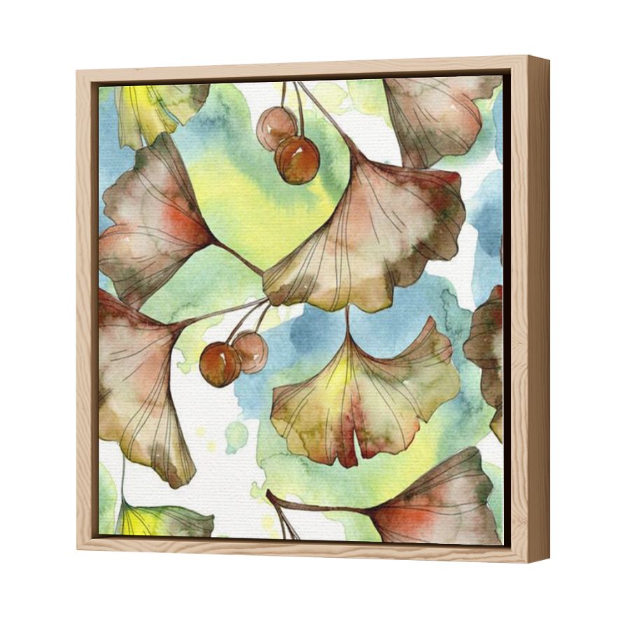 Thumbnail for Canvas - Wood Grain Floating Frame