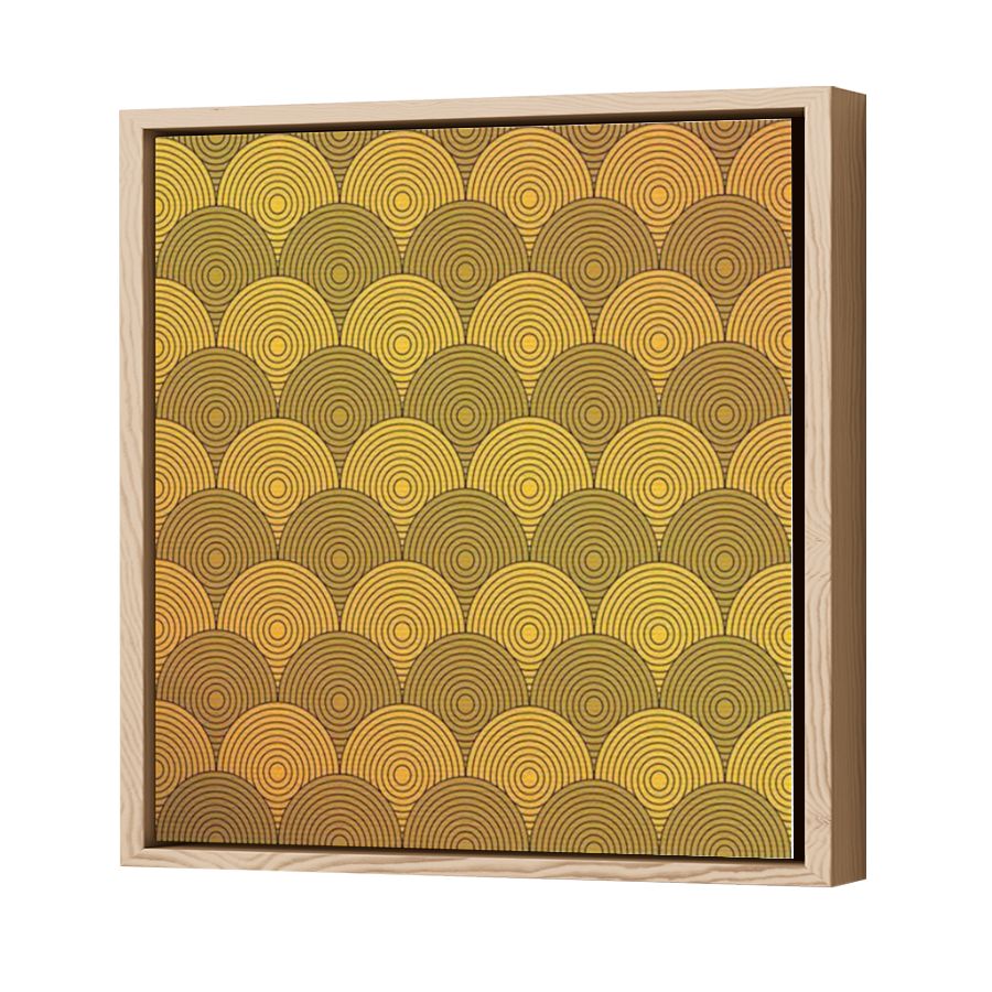 Thumbnail for Canvas - Wood Grain Floating Frame