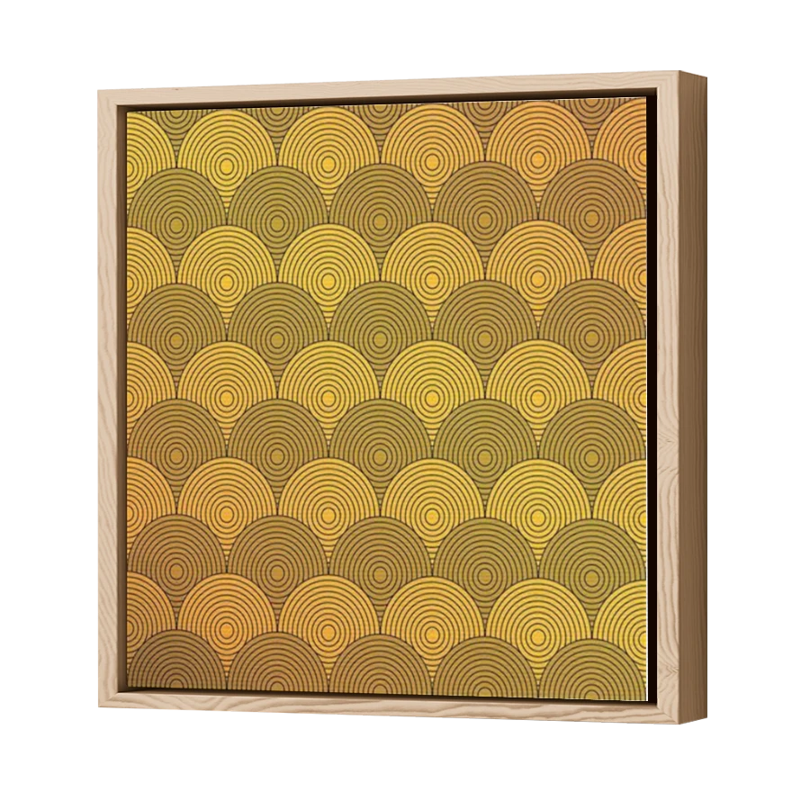 Thumbnail for Canvas - Wood Grain Floating Frame