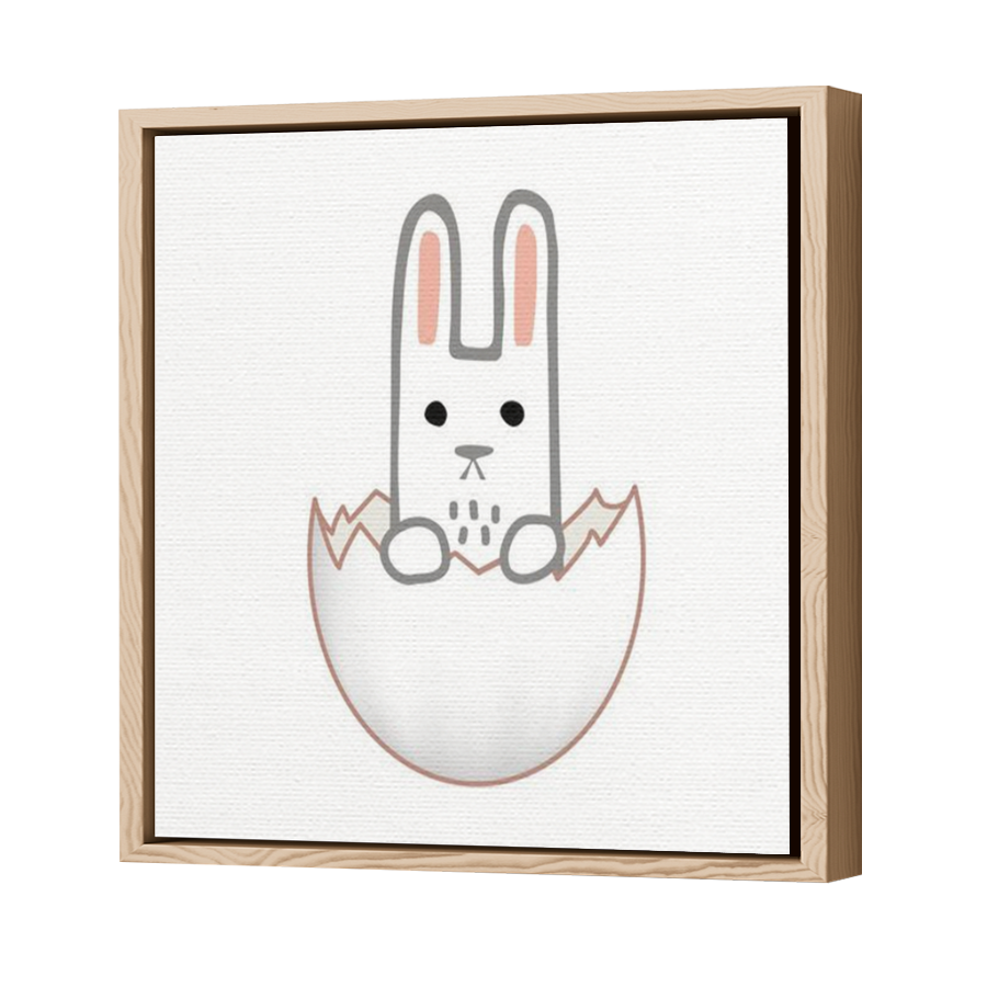 Thumbnail for Canvas - Wood Grain Floating Frame