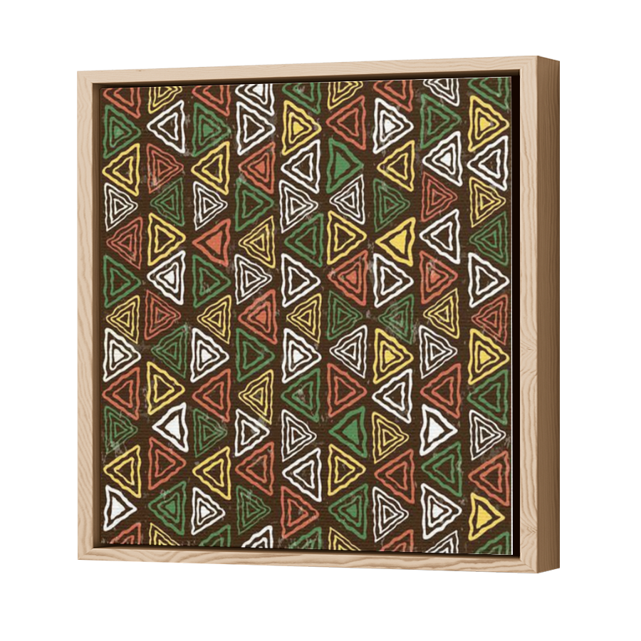 Thumbnail for Canvas - Wood Grain Floating Frame