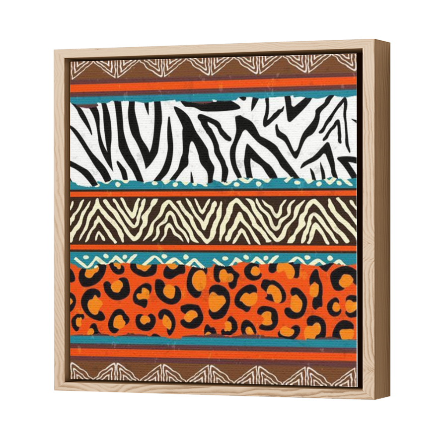 Thumbnail for Canvas - Wood Grain Floating Frame