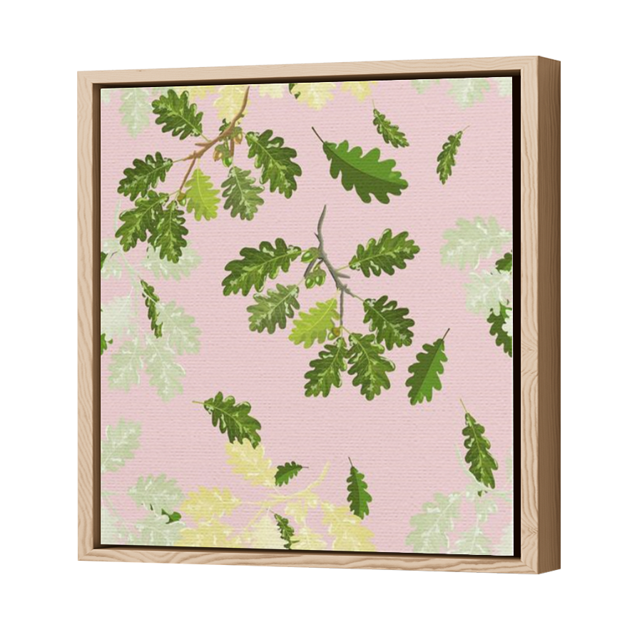 Thumbnail for Canvas - Wood Grain Floating Frame