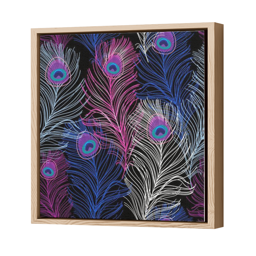 Thumbnail for Canvas - Wood Grain Floating Frame