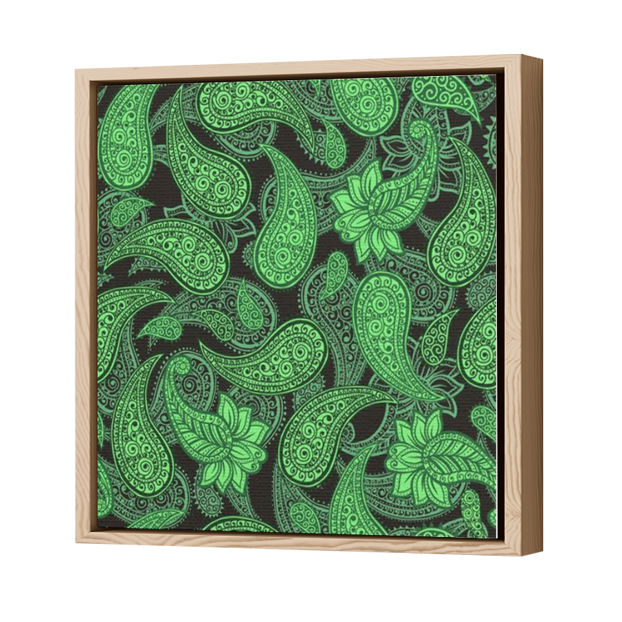 Thumbnail for Canvas - Wood Grain Floating Frame