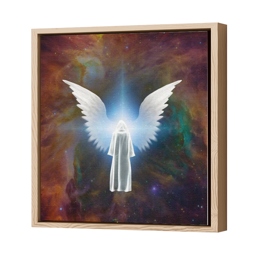 Thumbnail for Canvas - Wood Grain Floating Frame