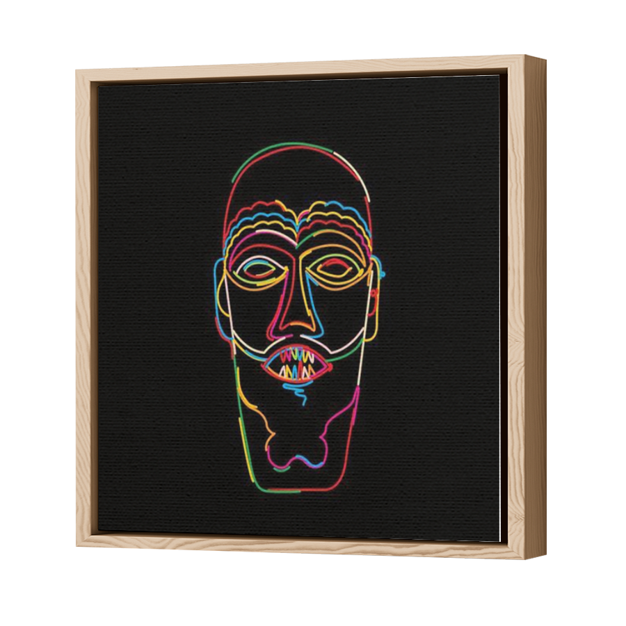 Thumbnail for Canvas - Wood Grain Floating Frame