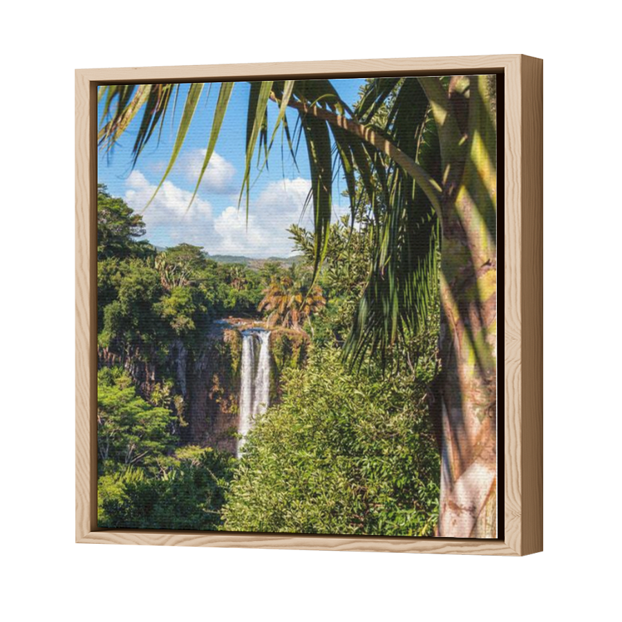 Thumbnail for Canvas - Wood Grain Floating Frame