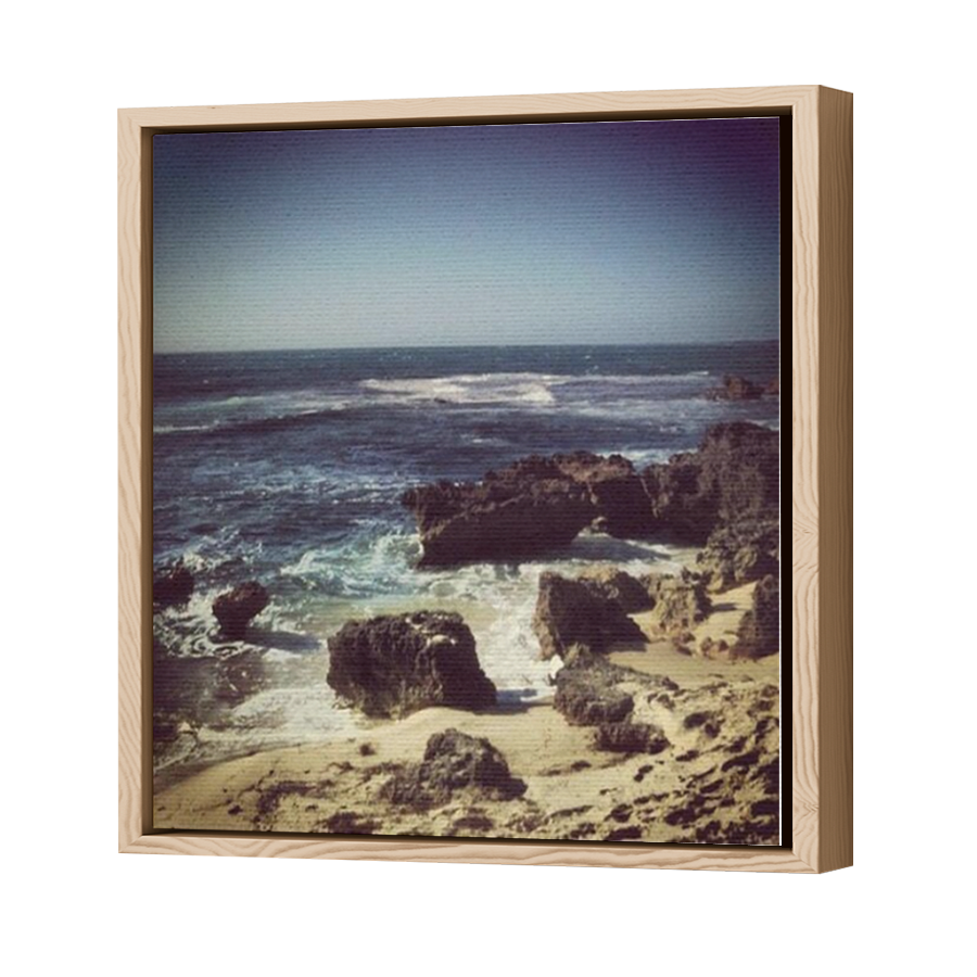 Thumbnail for Canvas - Wood Grain Floating Frame