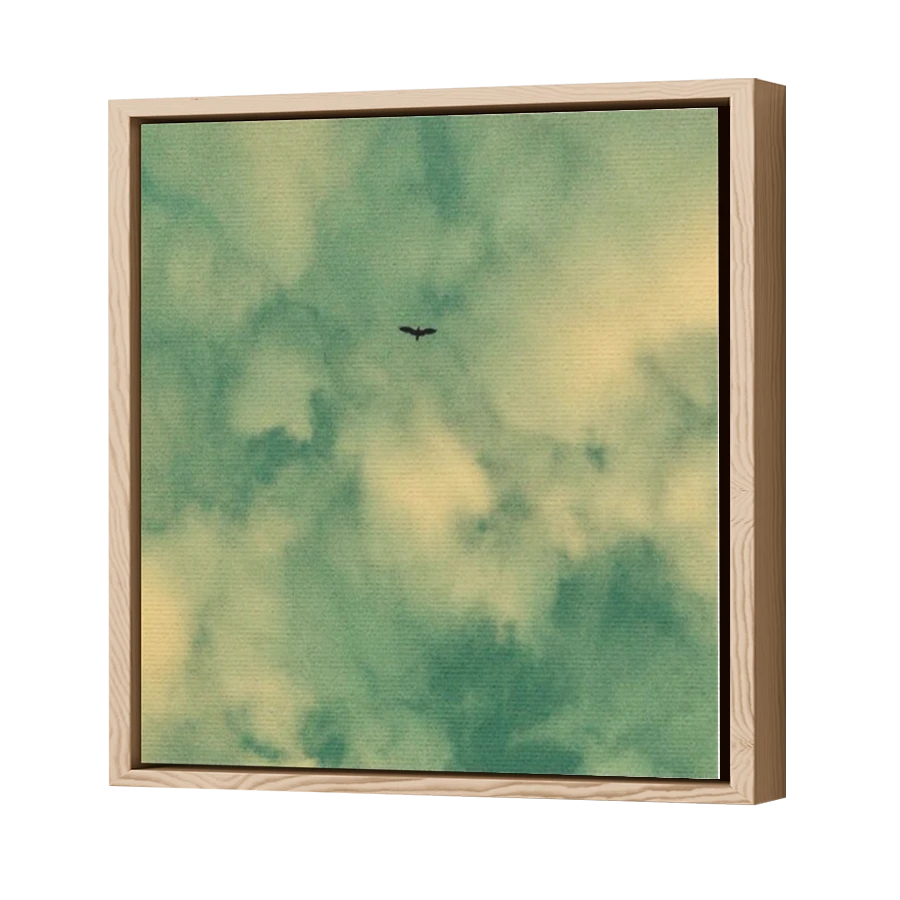 Thumbnail for Canvas - Wood Grain Floating Frame