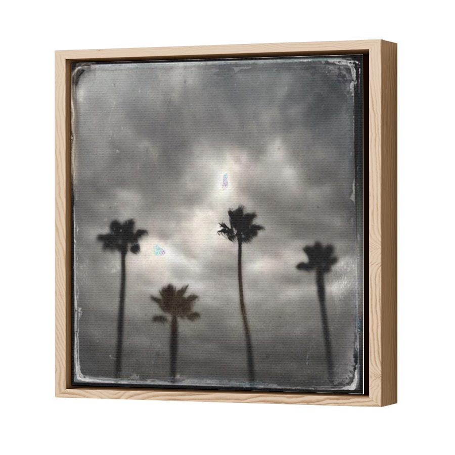 Thumbnail for Canvas - Wood Grain Floating Frame