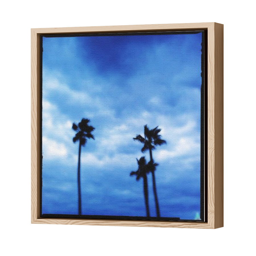 Thumbnail for Canvas - Wood Grain Floating Frame