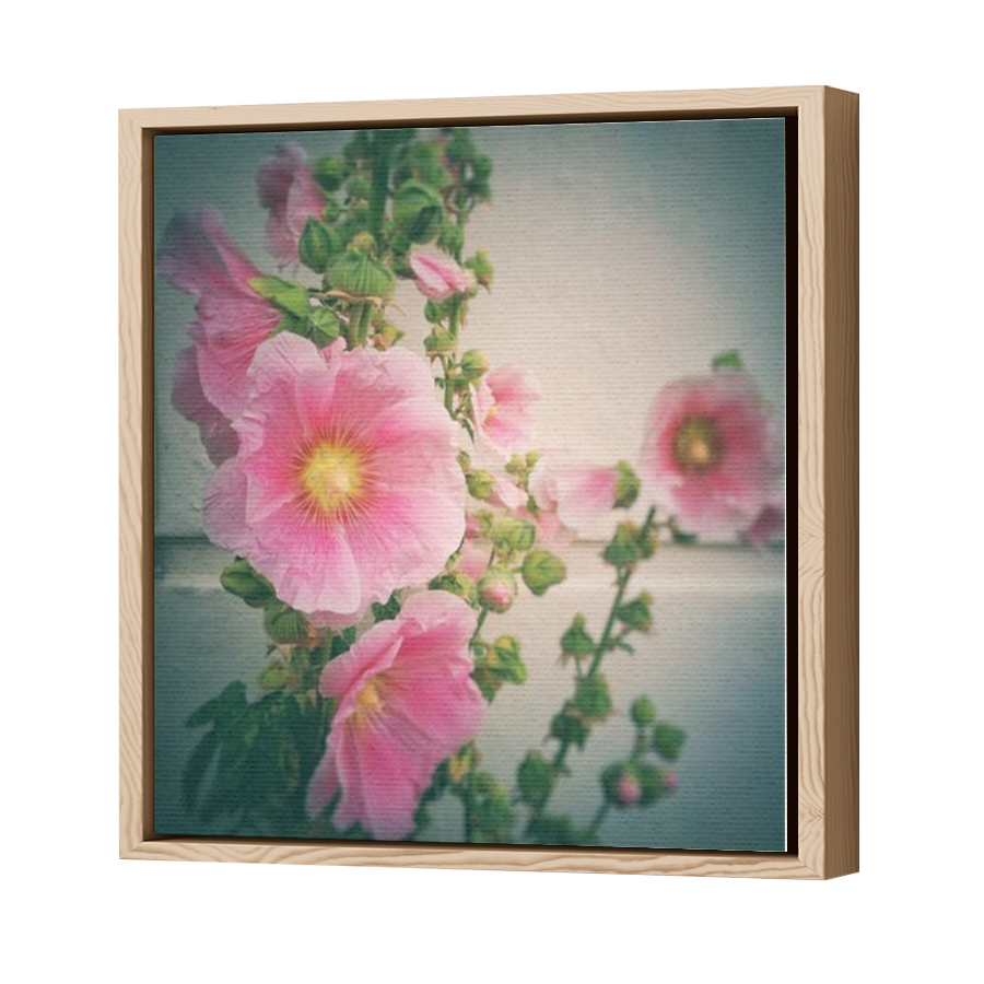Thumbnail for Canvas - Wood Grain Floating Frame