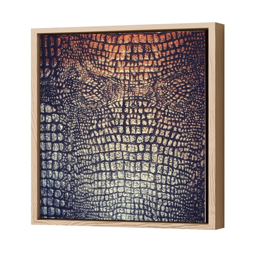 Thumbnail for Canvas - Wood Grain Floating Frame