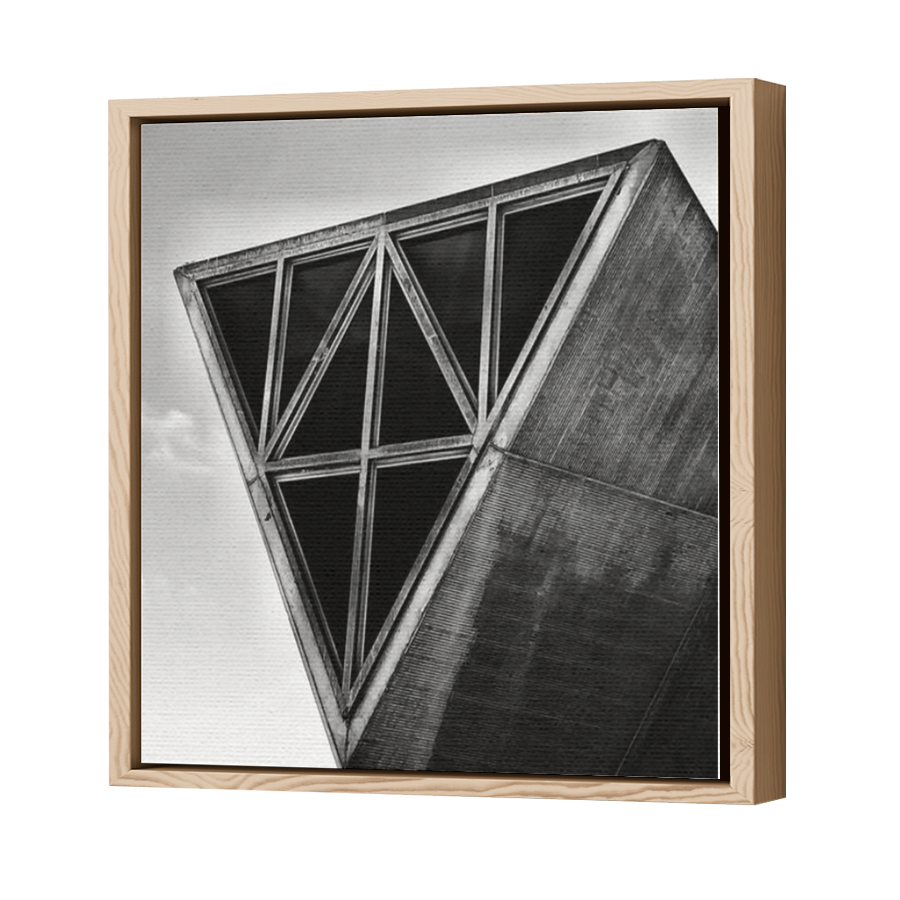 Thumbnail for Canvas - Wood Grain Floating Frame