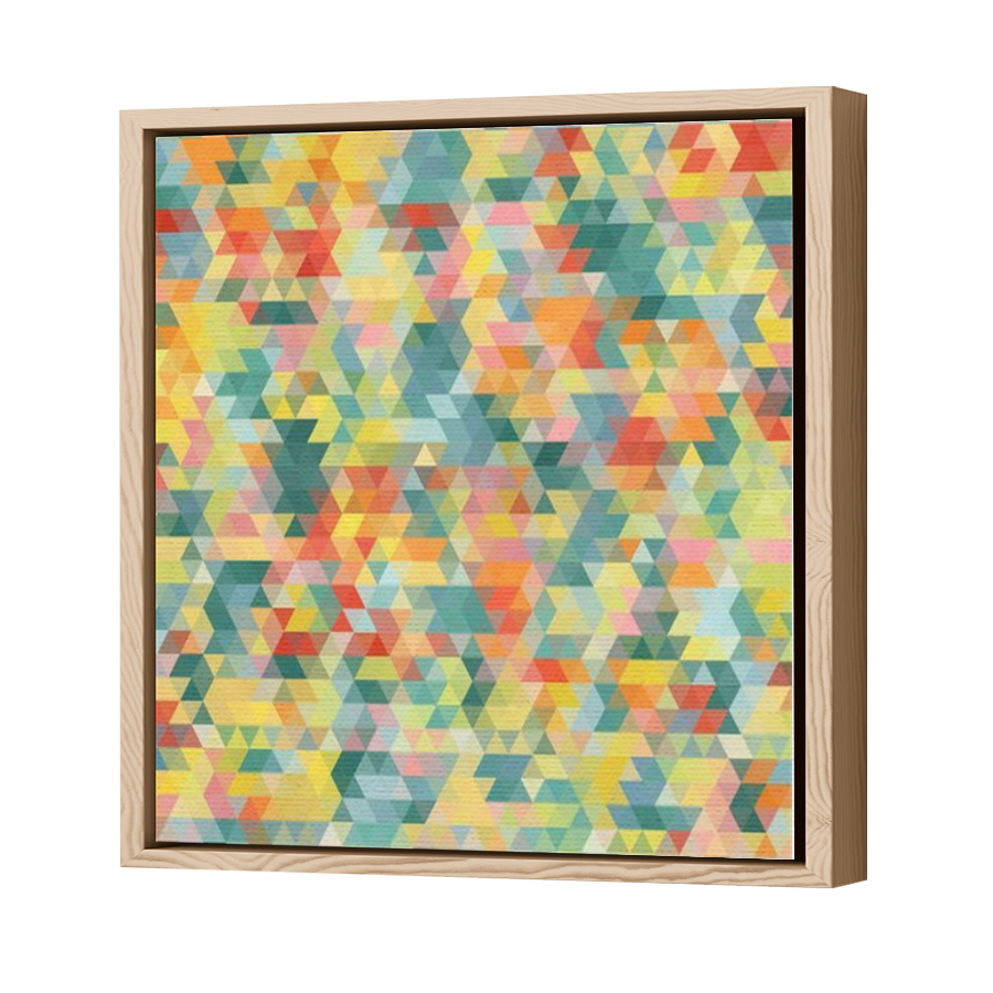 Thumbnail for Canvas - Wood Grain Floating Frame