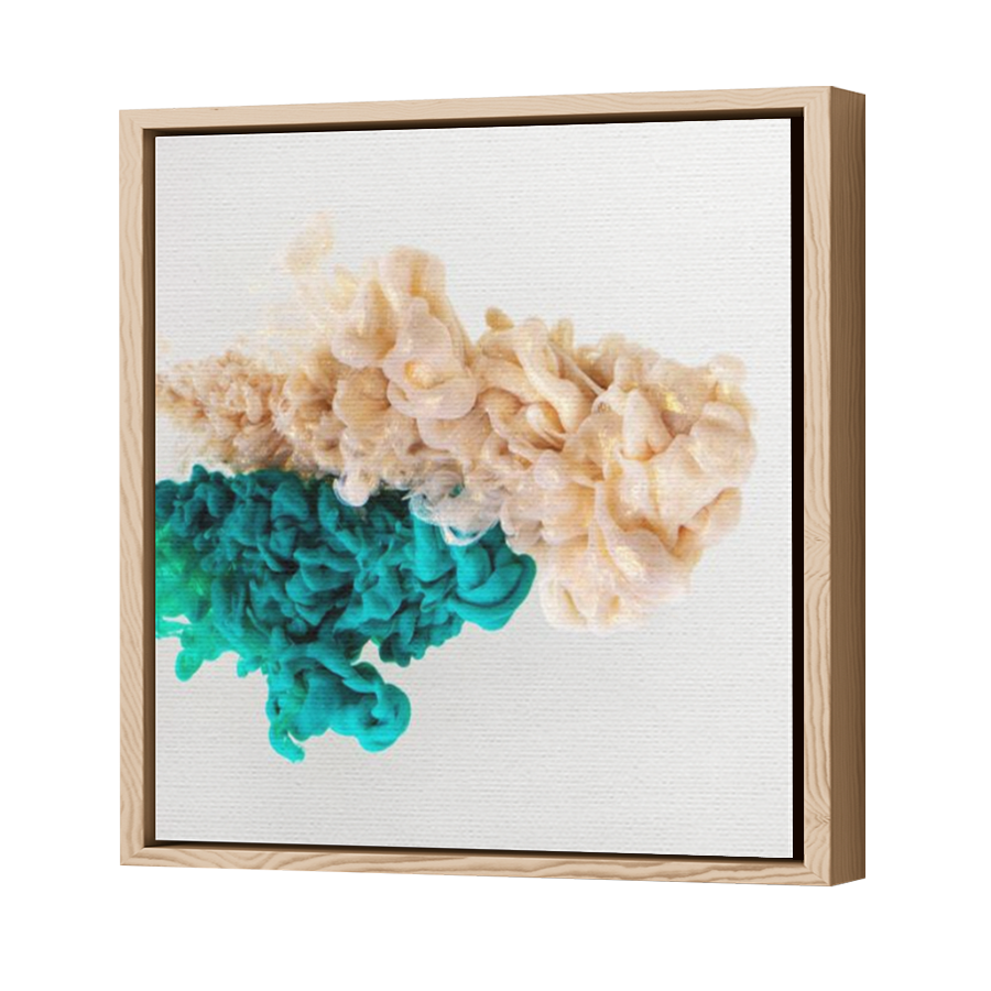Thumbnail for Canvas - Wood Grain Floating Frame