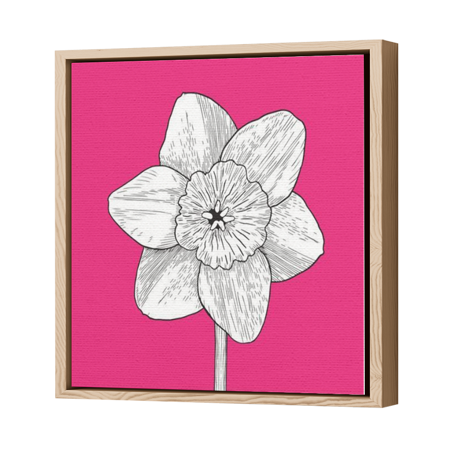Thumbnail for Canvas - Wood Grain Floating Frame
