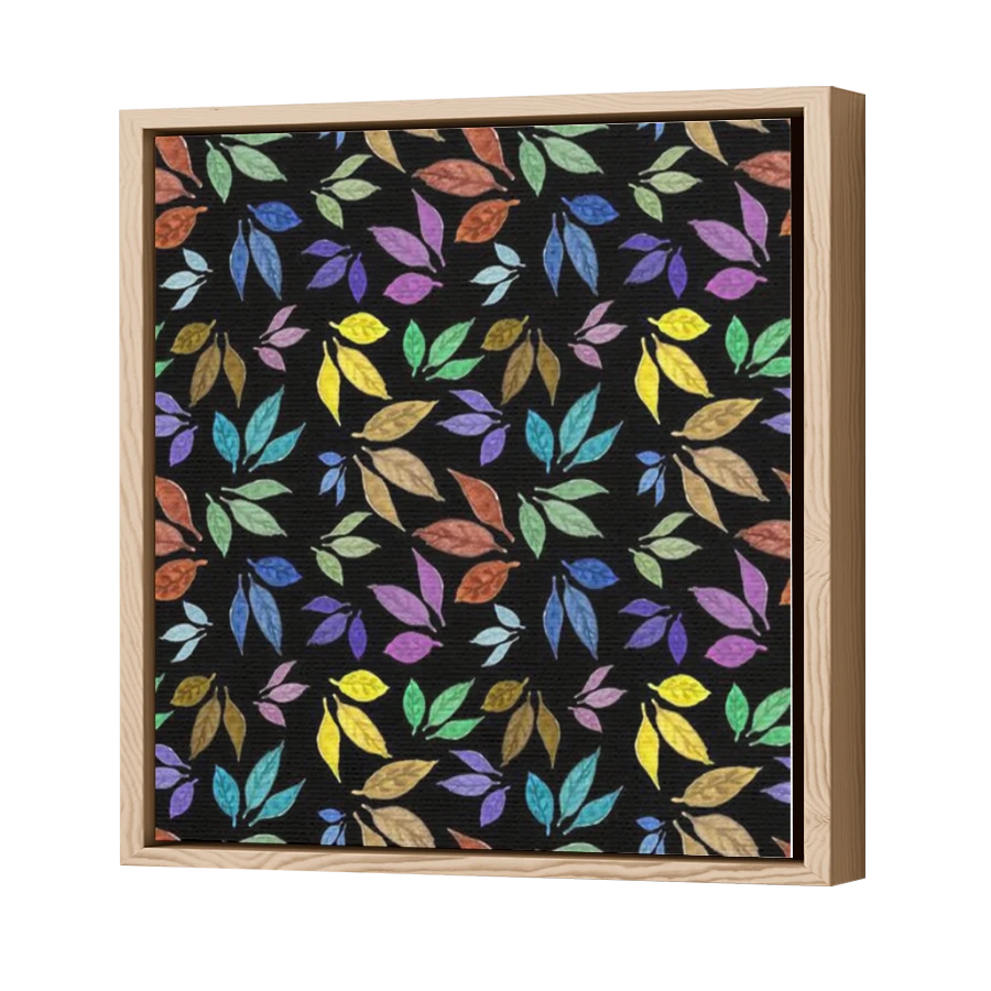 Thumbnail for Canvas - Wood Grain Floating Frame