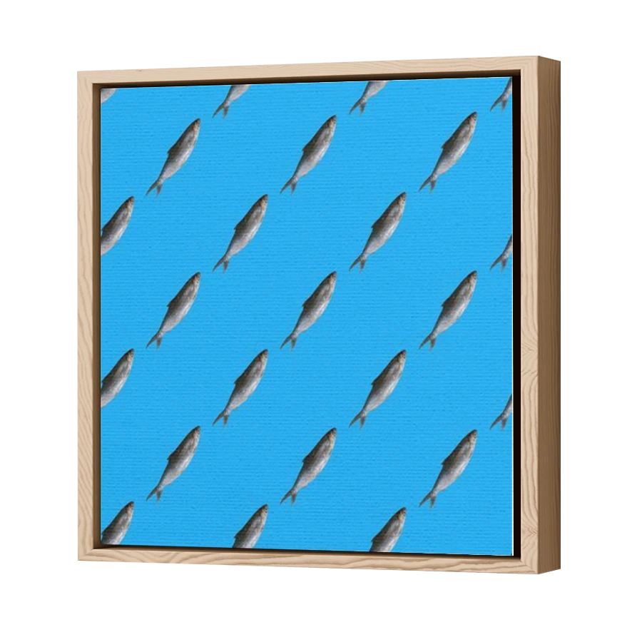 Thumbnail for Canvas - Wood Grain Floating Frame