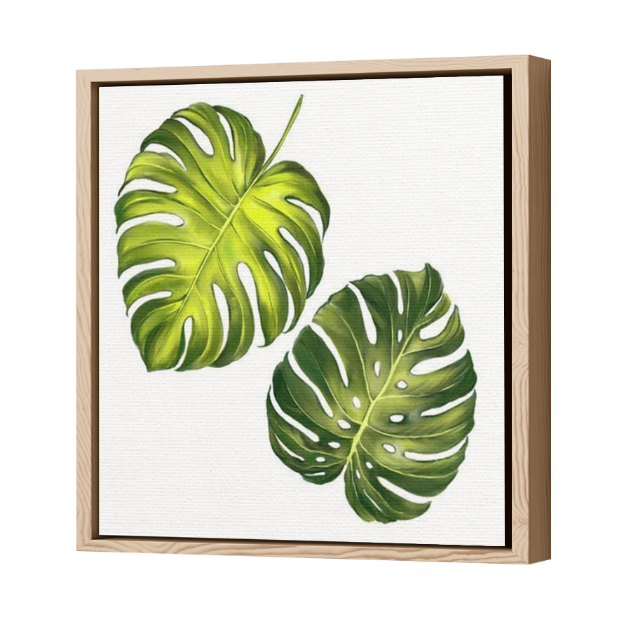 Thumbnail for Canvas - Wood Grain Floating Frame