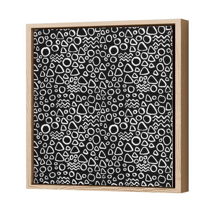 Thumbnail for Canvas - Wood Grain Floating Frame