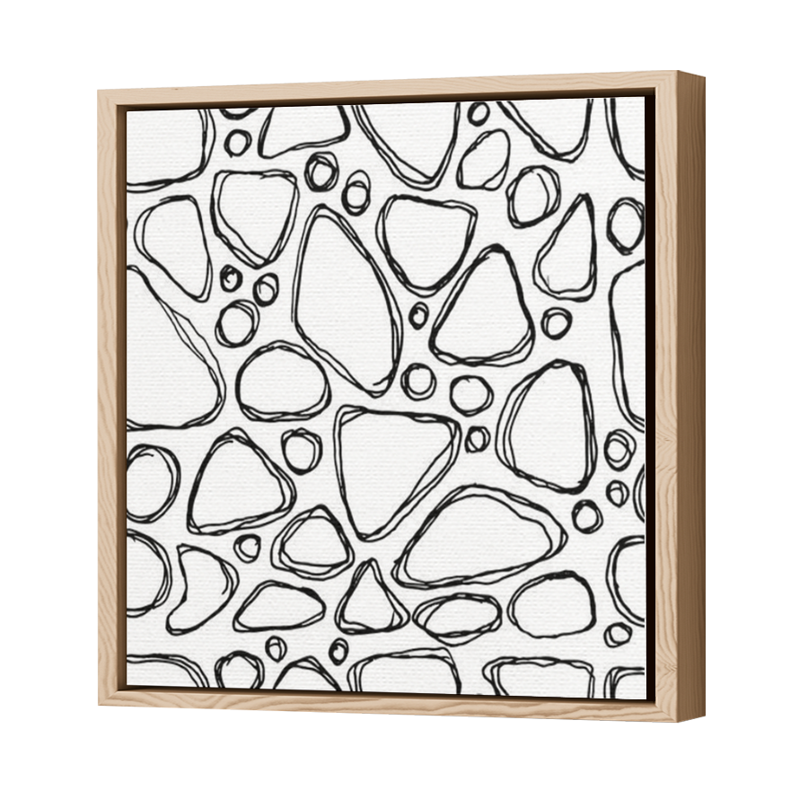 Thumbnail for Canvas - Wood Grain Floating Frame
