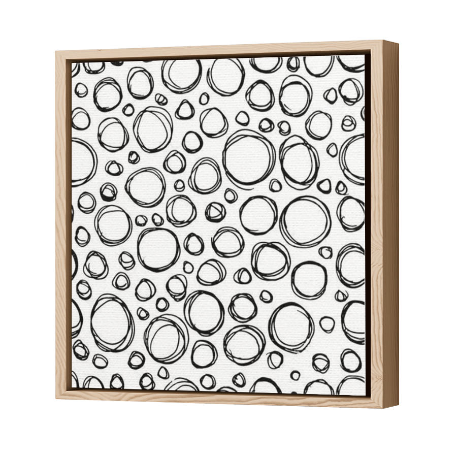 Thumbnail for Canvas - Wood Grain Floating Frame