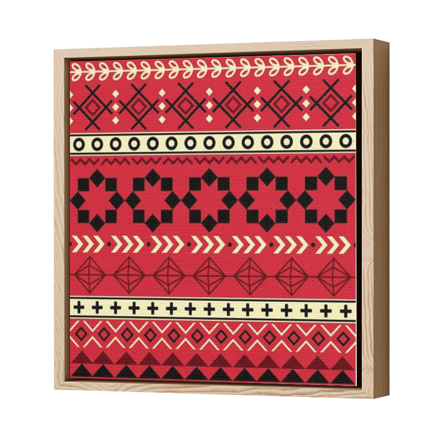 Thumbnail for Canvas - Wood Grain Floating Frame