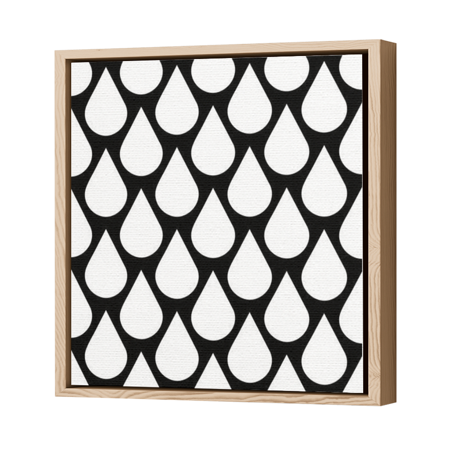 Thumbnail for Canvas - Wood Grain Floating Frame