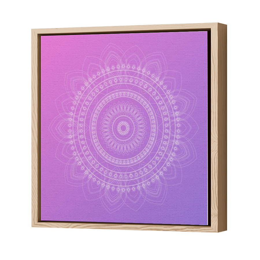 Thumbnail for Canvas - Wood Grain Floating Frame