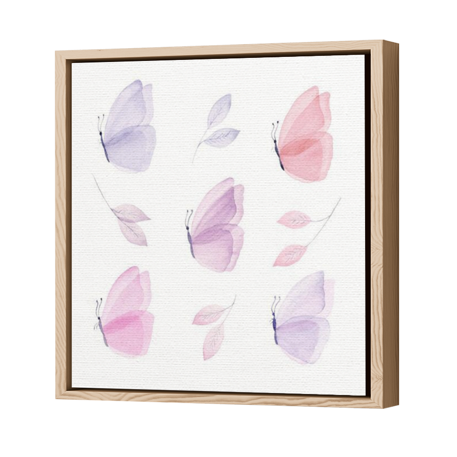 Thumbnail for Canvas - Wood Grain Floating Frame