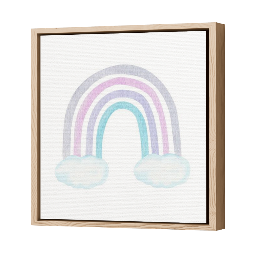 Thumbnail for Canvas - Wood Grain Floating Frame