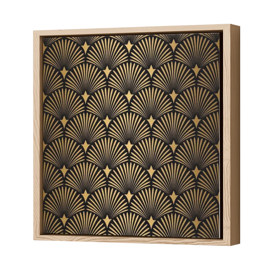 Thumbnail for Canvas - Wood Grain Floating Frame