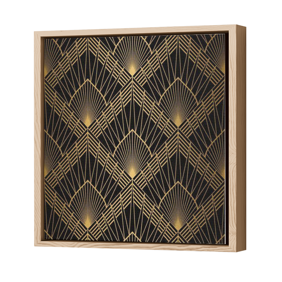 Thumbnail for Canvas - Wood Grain Floating Frame