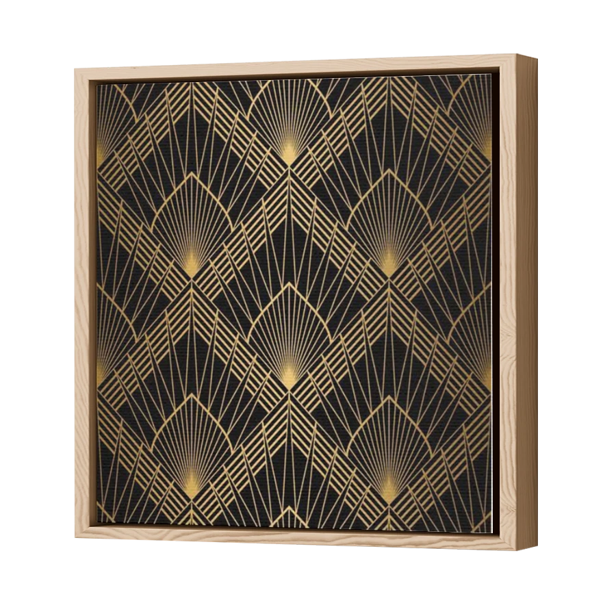 Thumbnail for Canvas - Wood Grain Floating Frame