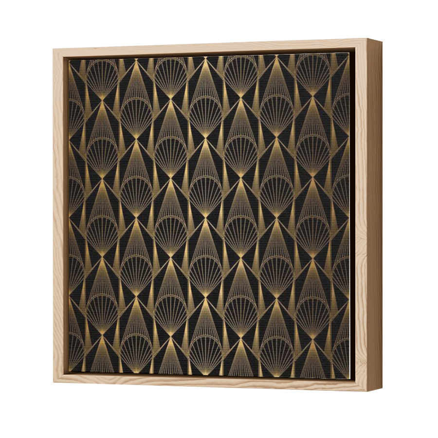Thumbnail for Canvas - Wood Grain Floating Frame