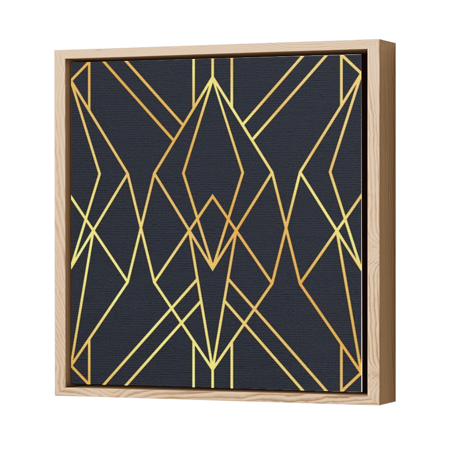 Thumbnail for Canvas - Wood Grain Floating Frame