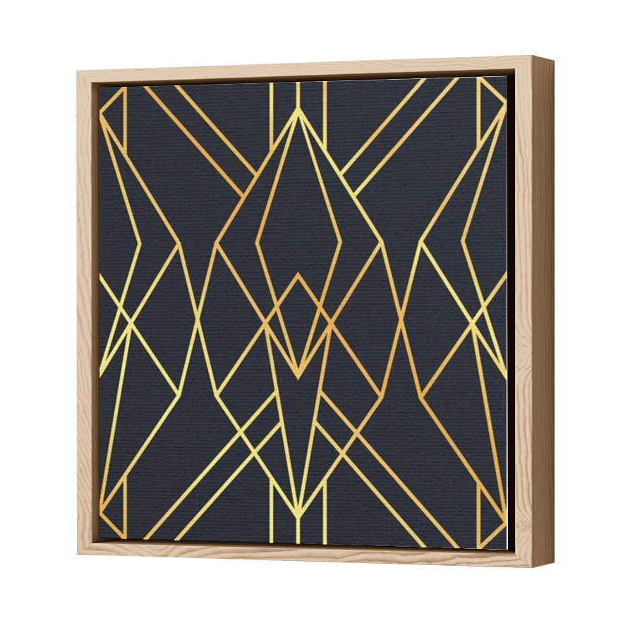 Thumbnail for Canvas - Wood Grain Floating Frame